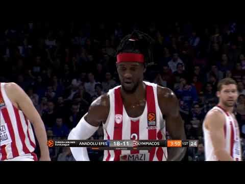 Briante Weber highlights (Anadolu Efes-Olympiacos: 75-65)