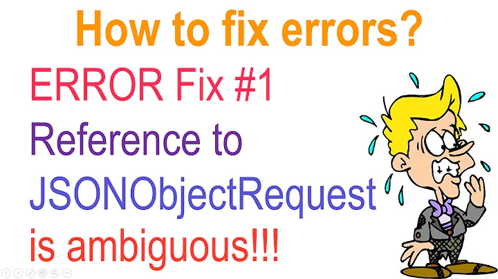 264 Fix Reference to JSONObjectRequest is Ambiguous |