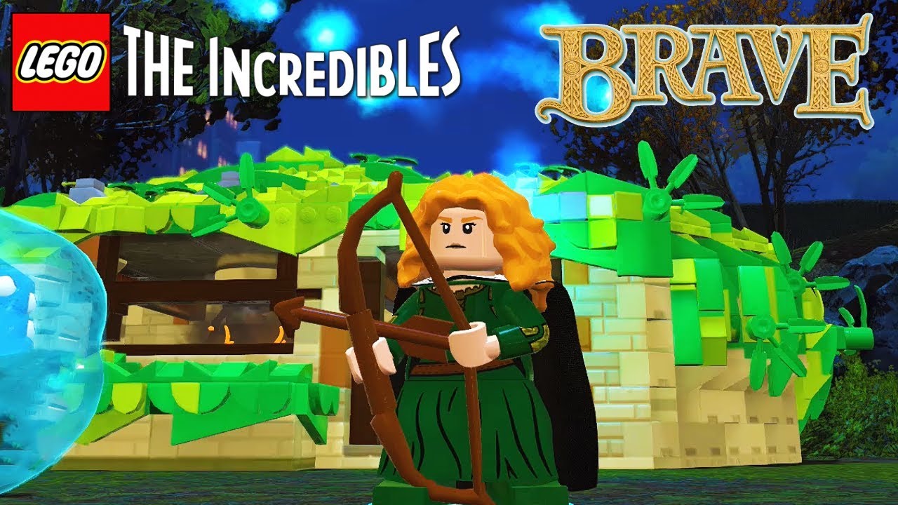 Festival Invertir Sabio LEGO The Incredibles - How to Unlock Merida from Brave and Studs x 2 Red  Brick - YouTube