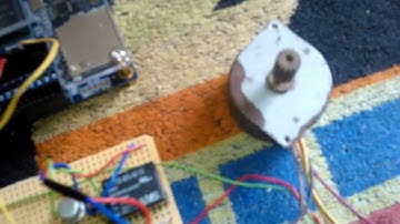 Altera FPGA board driven relay controlling stepper (basic stepper motor control)