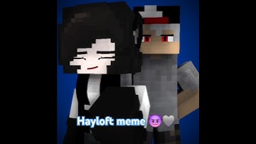 Hayloft meme | Minecraft Mine imator | 😠🤍🩶#short
