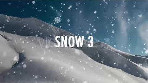 Snow | Motion Graphics - Envato elements