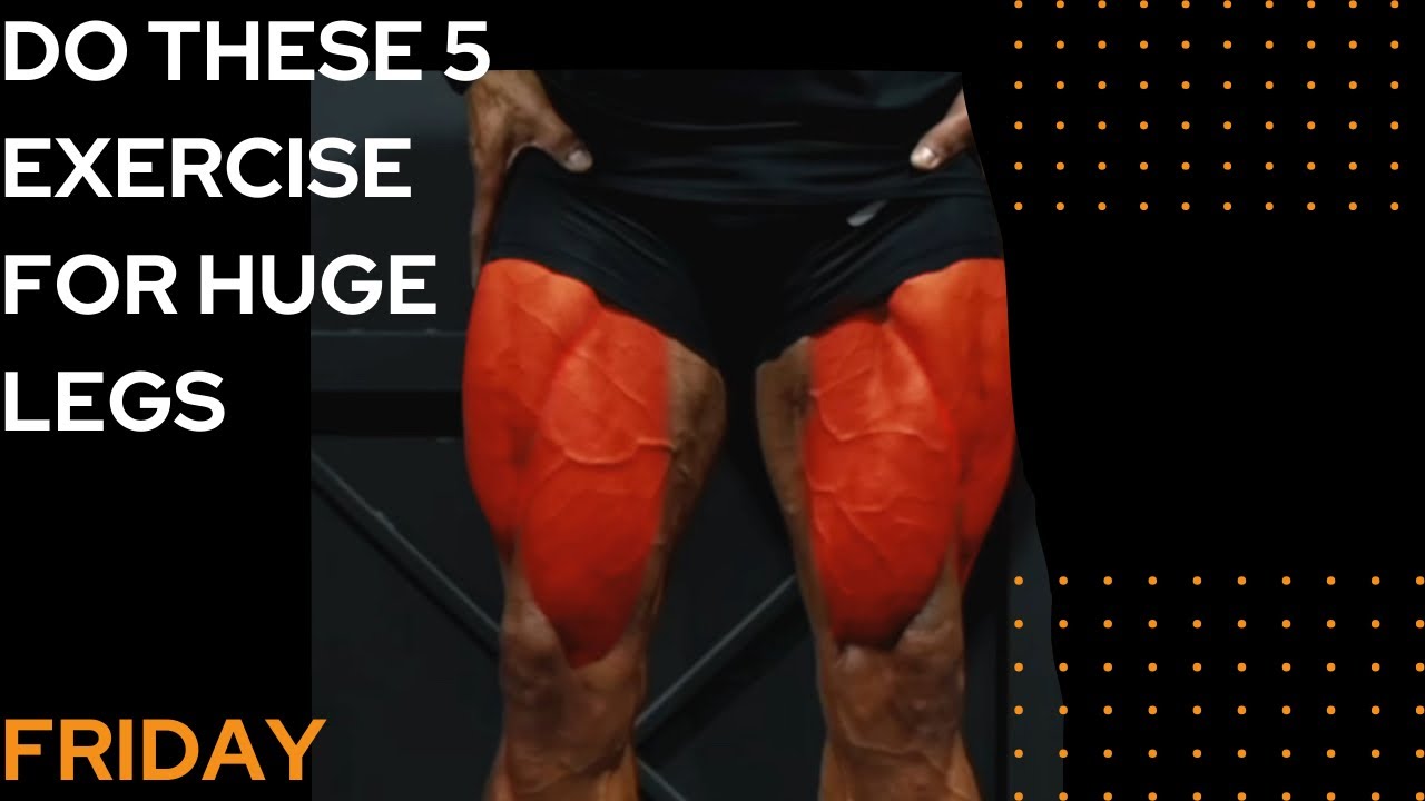 Leg Day Workout For Bigger Legs 2024 | How to get bigger legs | Full ...