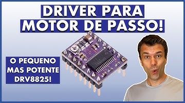 O EXCELENTE DRIVER DRV8825 | Como usar o DRV8825 com Arduino | Motor de Passo com Arduino