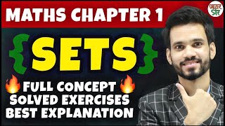 Sets Class 11 |  Maths Chapter 1 | Concept/Types/Questions/Solutions/Concept/Represention/Super Set