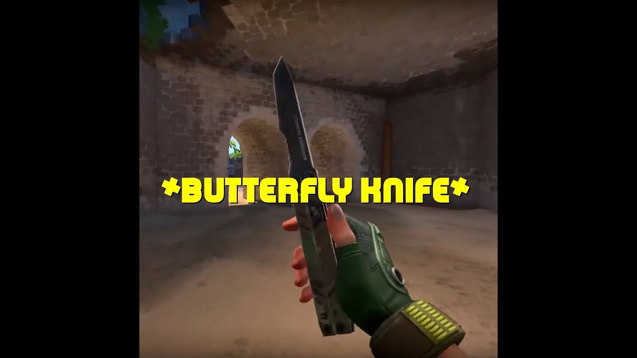 *NOVA* FACA - BUTTERFLY 