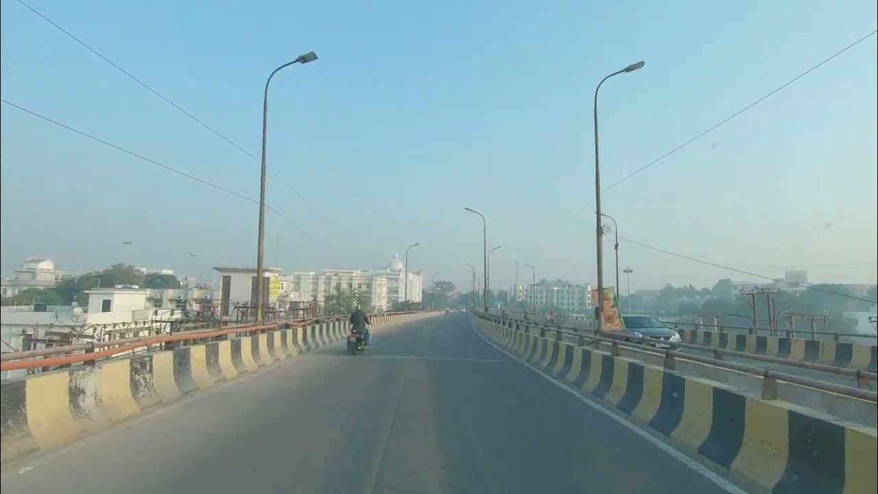 Lucknow Gomati Nagar Flyover free Footage Madic Creation YouTube