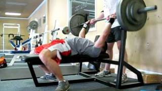 04/20/2011 - Brian Chia - Bench 295x4 x 2 sets @ 180BW