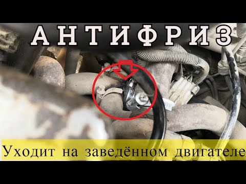 Куда уходит АНТИФРИЗ на заведенном двигателе.