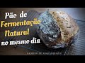 Pão de Fermentação Natural feito no mesmo dia | Padeiro de Apartamento