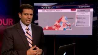 A PBS NewsHour Map Center Look at Virginia's Election Battleground
