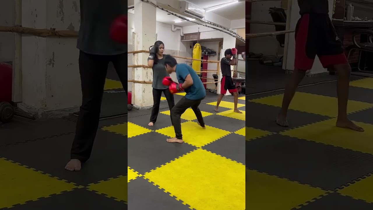 Mma fighter training 