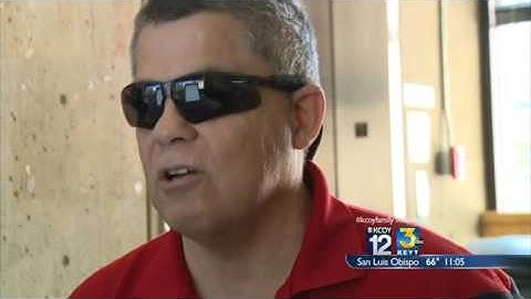 Low vision voter tried out accessible voting machine