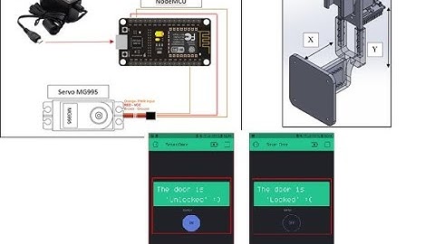Mounted IoT-Based Keyless Smart Door Lock Security System | #finalyearprojects 2020