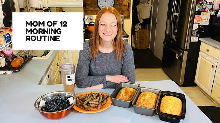 MOM OF 12 MORNING ROUTINE **MEAL PREP**