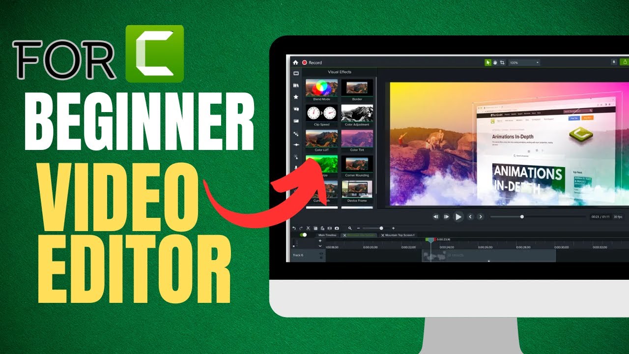 Camtasia Studio Video Editing Tutorial in Urdu | How To Use Camtasia ...