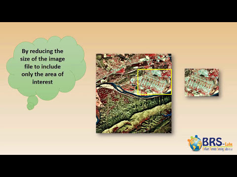 Satellite Images Subseting and Mosaicking Online Training Course & tutorial (Using ERDAS Imagine)