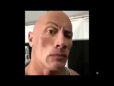 Little Girl scared of Dwayne Johnson