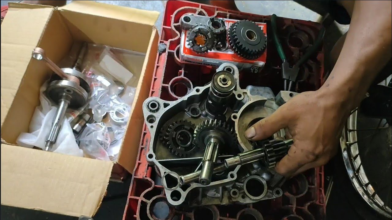 cara merakit gigi rasio yamaha fiZ r