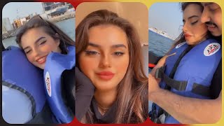 سنابات خديجة مهند - فعاليات دباب البحر خوف زوجها عليها🤩🔥