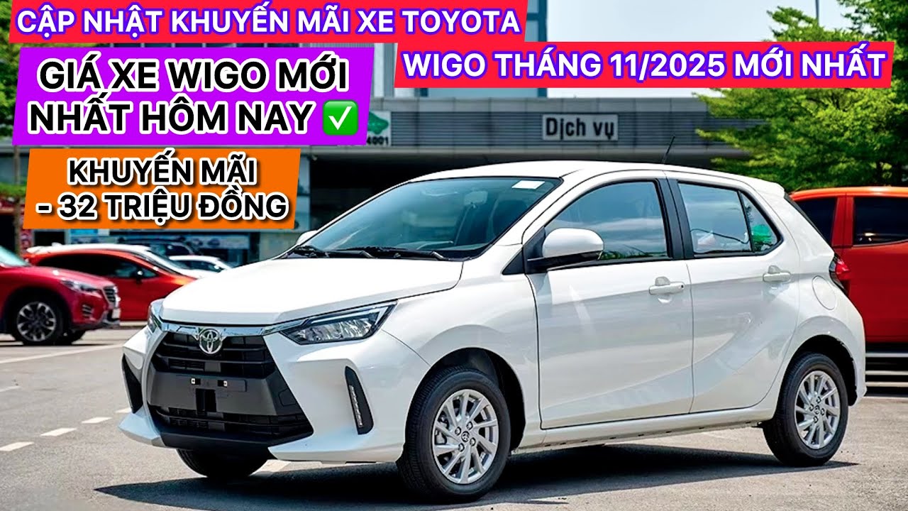 ✅TOYOTA WIGO XẢ KHO MẠNH HƠN CHẠY SỐ THÁNG 11/2025 - GIÁ LĂN BÁNH XE TOYOTA WIGO MỚI NHẤT HÔM NAY!!✅