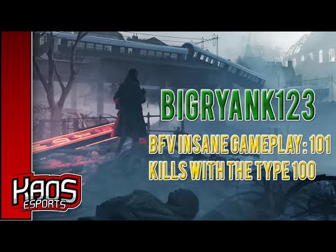 Видео: BFV Insane Gameplay: 101 kills with the Type 100