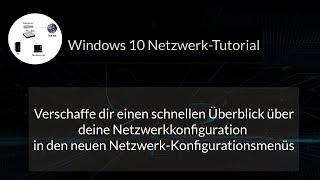 Neues Windows 10 Netzwerk Konfigurationsmenü Netzwerkverbindung Checken Netzwerkproblem Lösen?