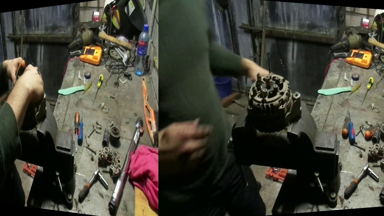 Сборка-разборка , ремонт генератора ВАЗ 2110-12 (БАТЭ) - YouTube