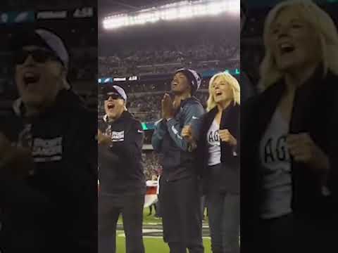 Jill Biden Waves Like a FOOL While Eagles Fans Chant 