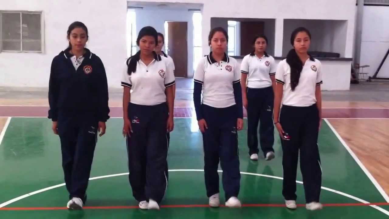 Escolta: Marcar el paso en posición de firmes (Sec. Tec. Ramos Arizpe