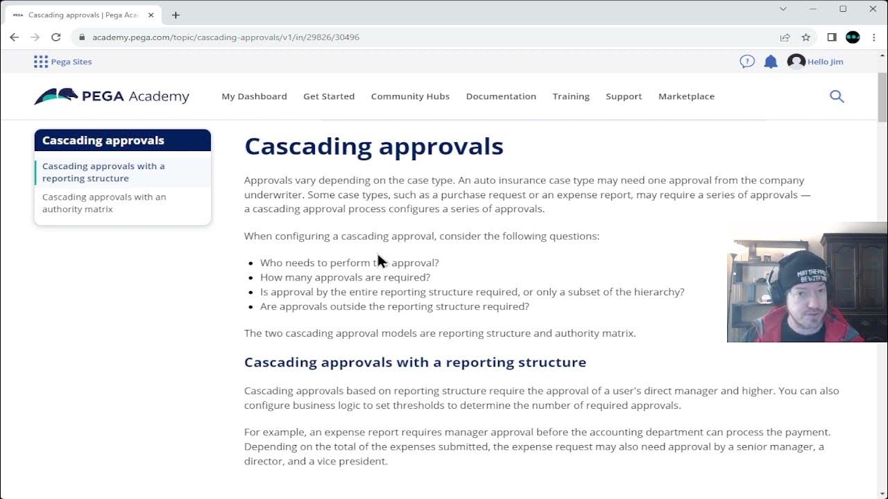  cascading approvals module module quiz pega part 110 youtube