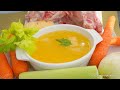 CALDO DE POLLO BÁSICO MUY SABROSO Y SIN GRASA.- RECETA FÁCIL