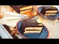 Opera Schnitten - Gâteau Opéra Rezept - Mandelböden, Kaffee Ganache &