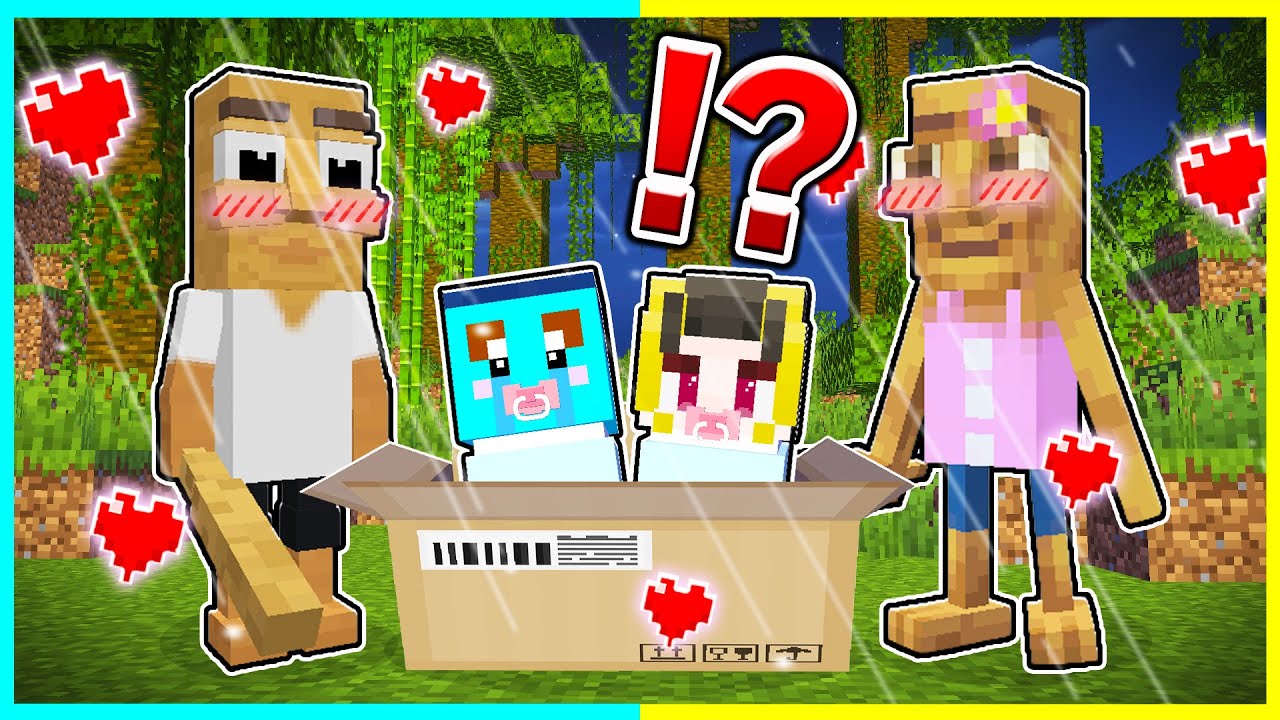 トゥントゥンパパとトゥントゥンママに育てられた子供の生まれてから死ぬまで...【まいくら / マインクラフト】