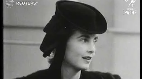 Barbara Hutton arrives in New York (1939)