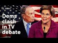 Democrats pile in on Michael Bloomberg in lively TV debate