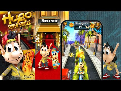 Hugo Super Skater - the chase Game Official  Android IOS GamePlay Trailer