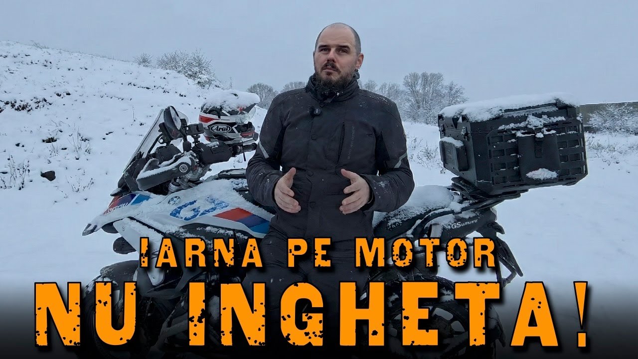 Mersul pe Motocicleta Iarna: De asta INGHETI pe motor! (Greseli de echipament)