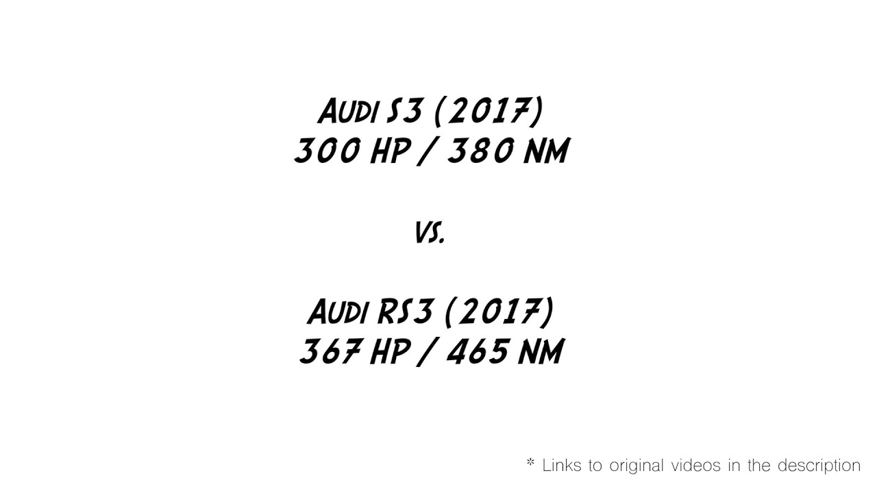 Watch The Audi Rs3 Destroy 0 60 Mph Estimates Carbuzz