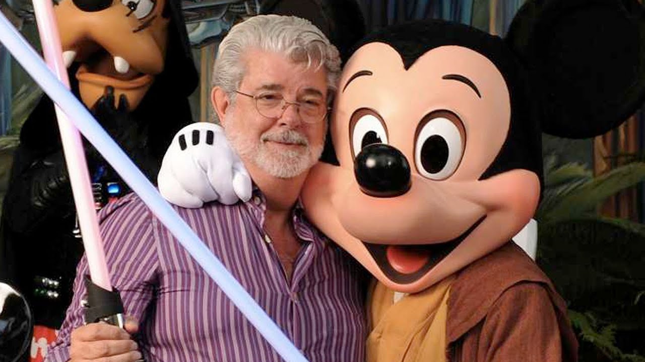 Дисней продали. Disney студия Lucasfilm. Мем про Джорджа Лукаса и Дисней. George Disney.