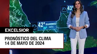 Clima para hoy 14 de mayo de 2024