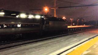 Amtrak Keystone Screeches in!!!