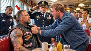 “You’re Just a Biker!” Police Chief’s Son Mocked Him — Then a 4 Star General Saluted