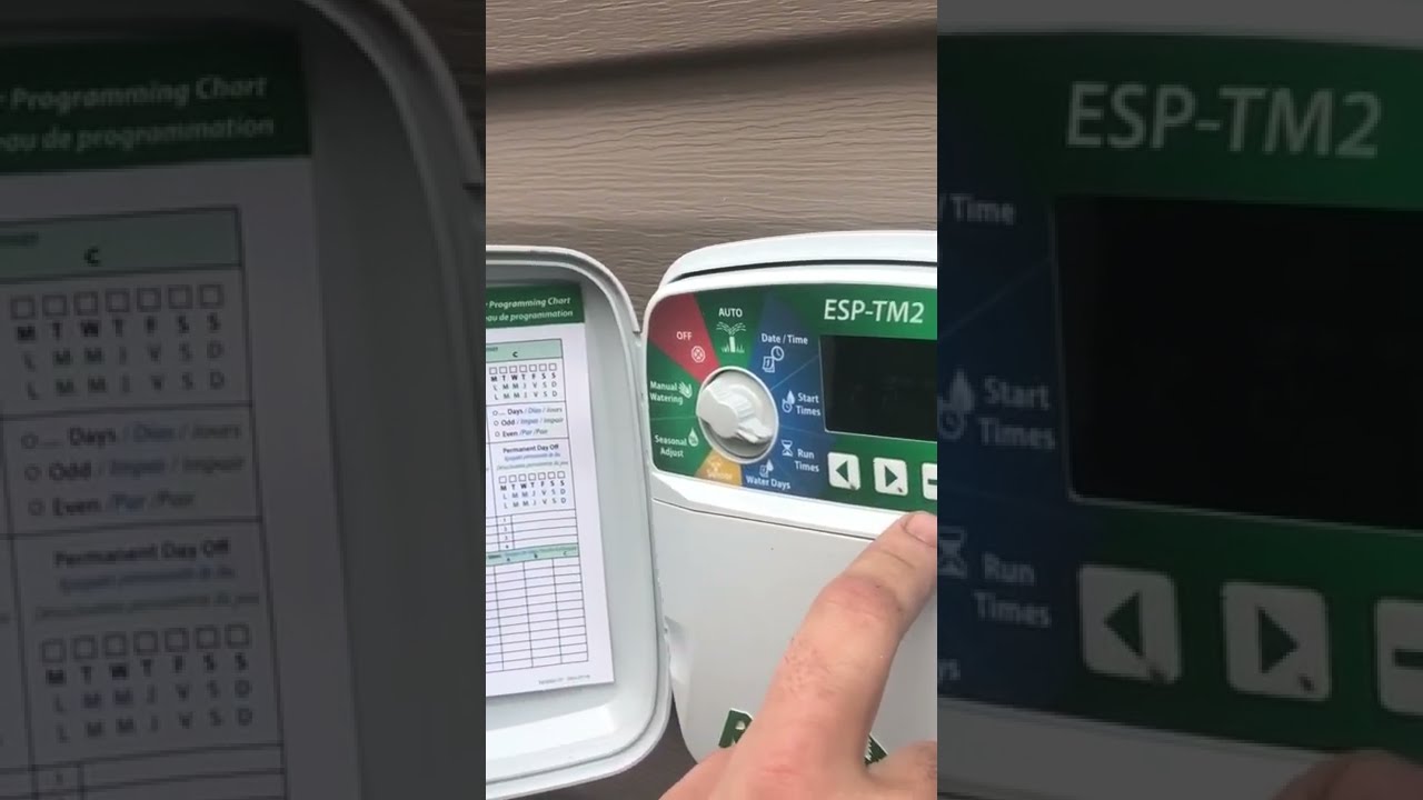 How To Set Up Your Rain Bird Timer For Sprinklers
