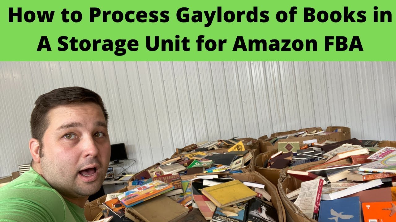 How to Scan Gaylords of Books in A Storage Unit
