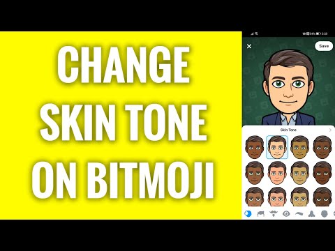 How To Change Skin Tone On Bitmoji