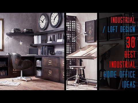 30-best-industrial-home-office-ideas