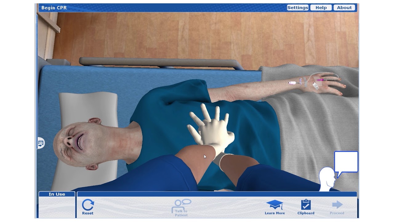 Cardiopulmonary Arrest Response - Interactive Virtual Procedure Simulations