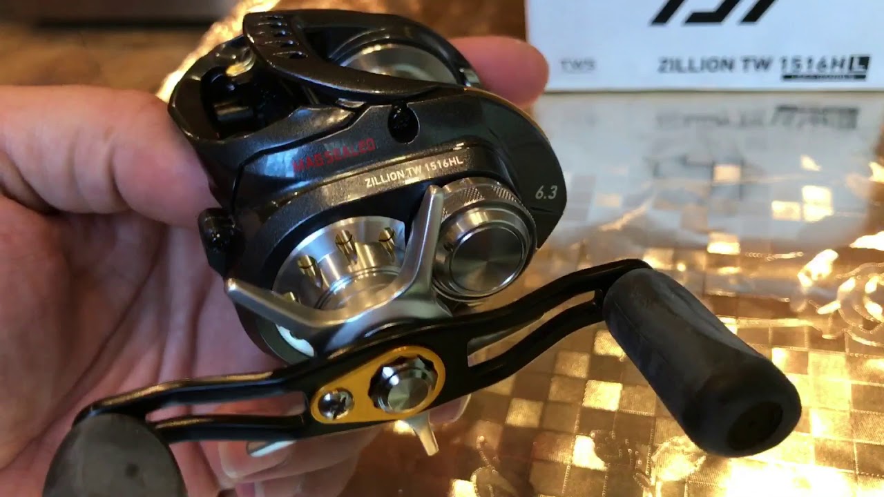 JDM Daiwa Zillion TWS 1516HL Bait-Casting Reel Unboxing and First