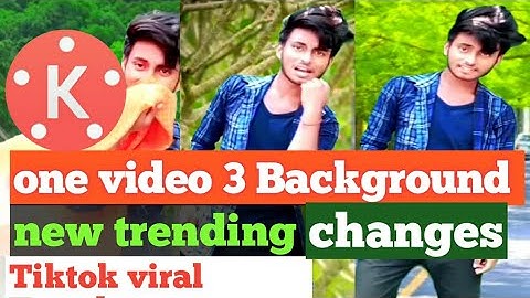 How to change Video Background in Kinemaster in Bengali |Background change in kinemaster hindi |